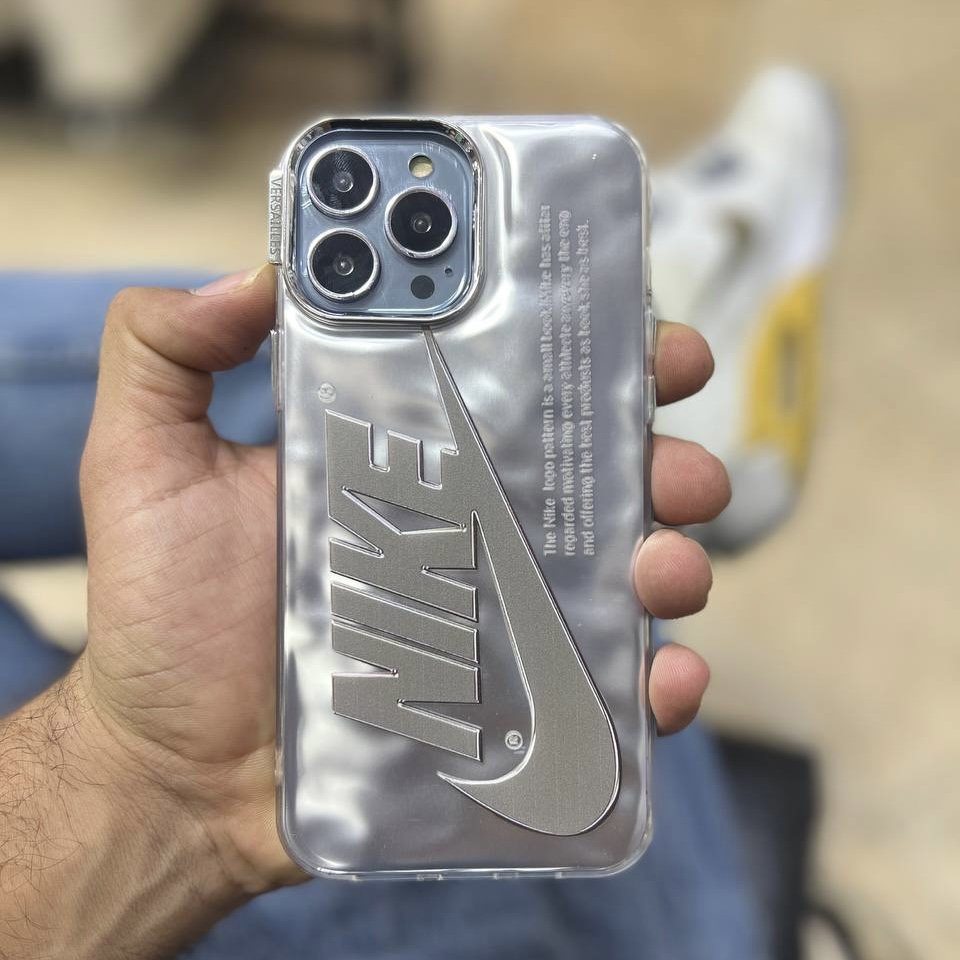 قاب گوشی آیفون Nike Silver