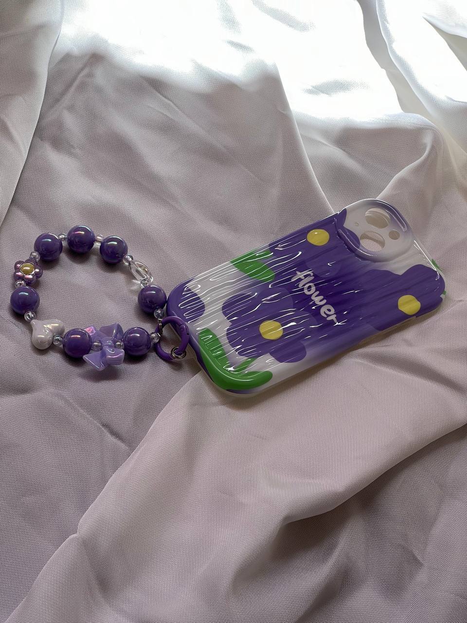 قاب موبایل آیفون Violet Flower