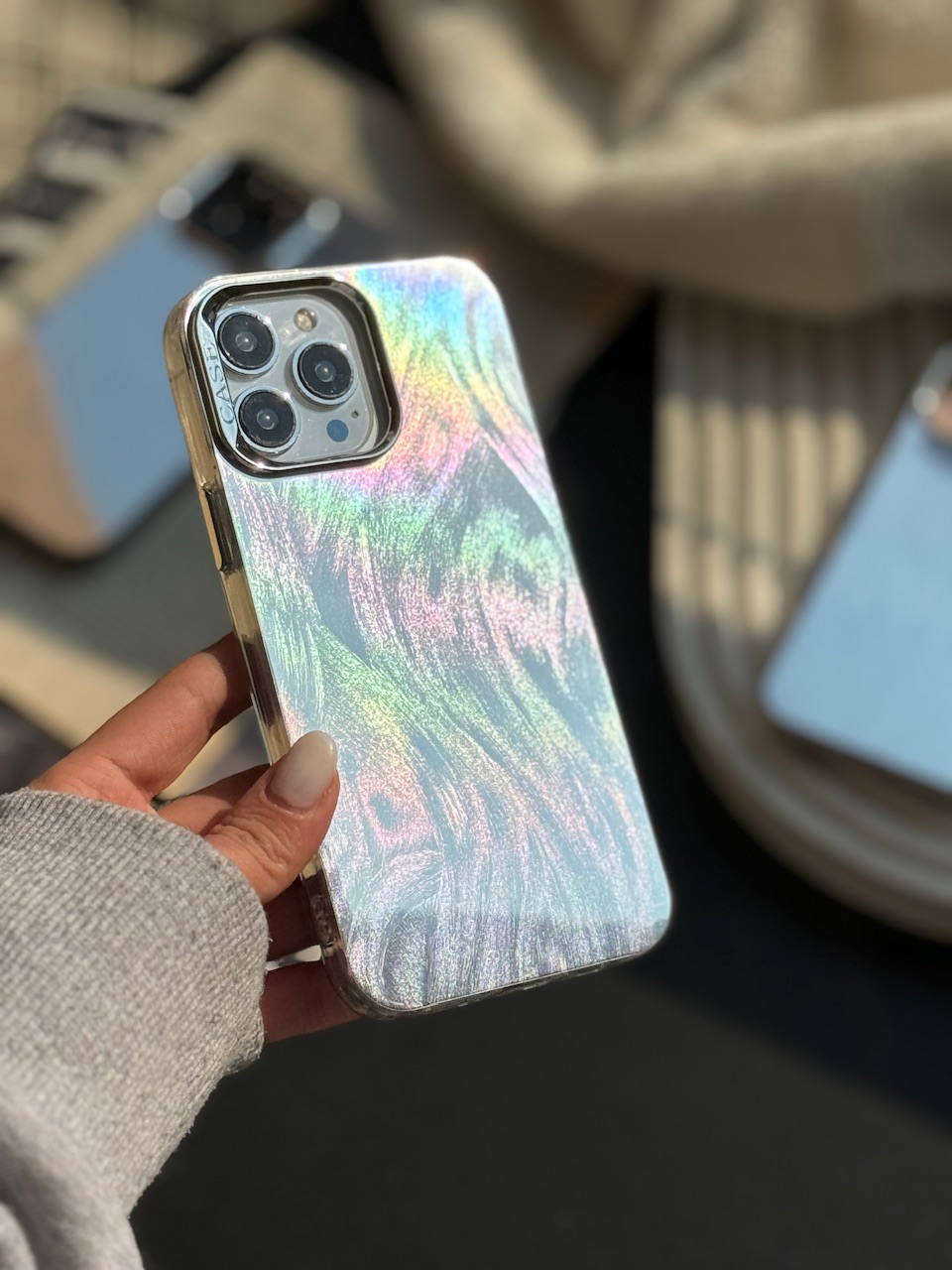 قاب گوشی آیفون Silver Brush Case
