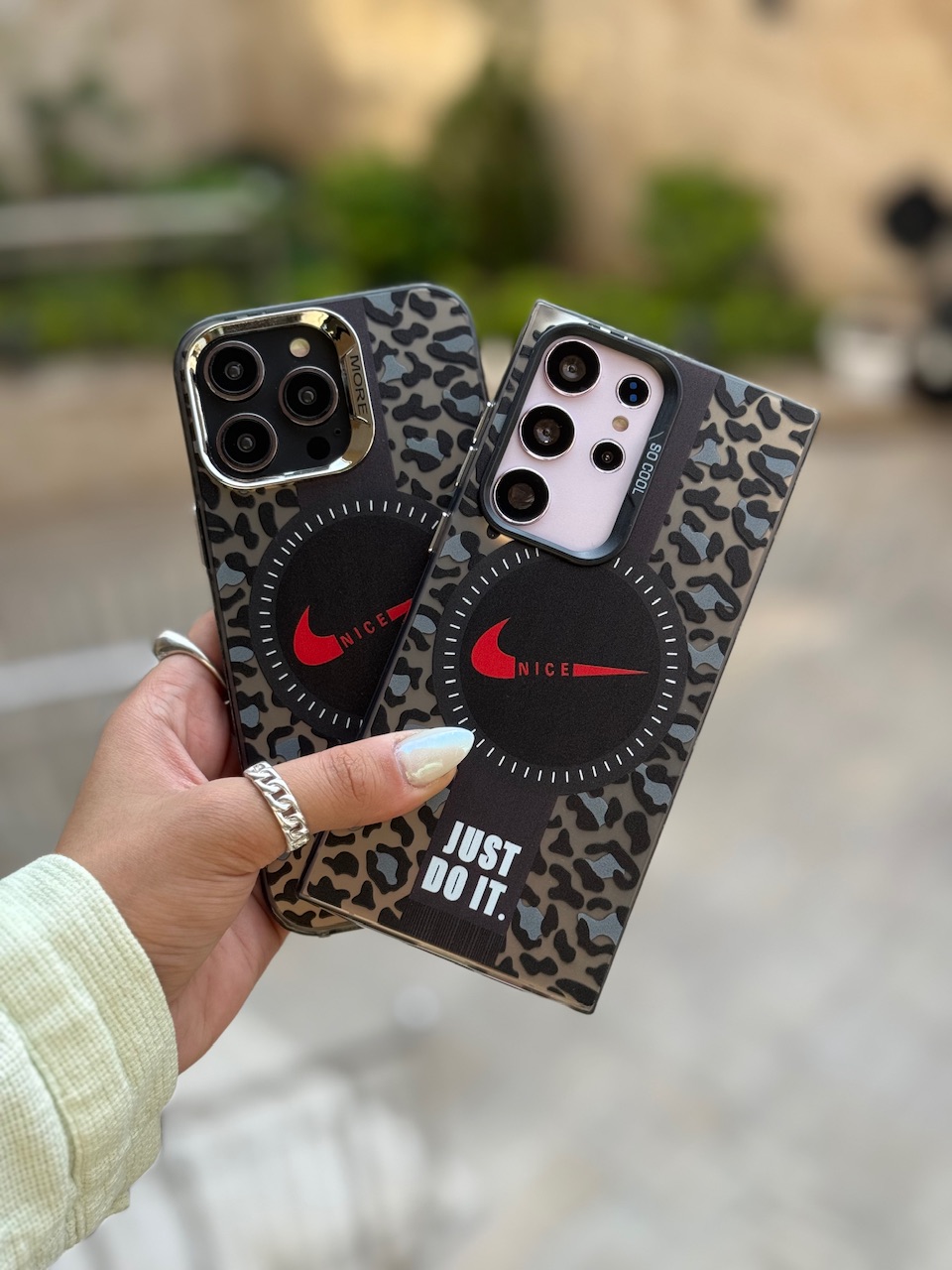 قاب گوشی آیفون نایکی پلنگی