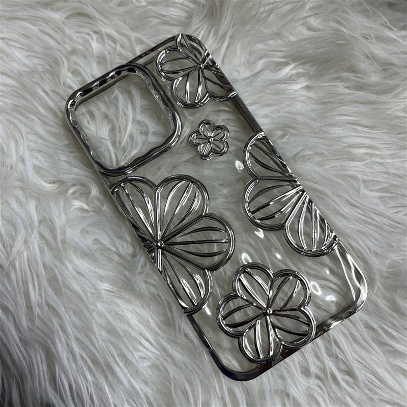 قاب موبایل آیفون Silver Narcissus نرگس نقره ای