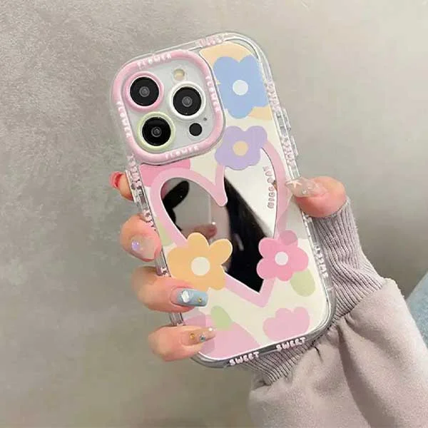 گارد موبایل آیفون miror گل گلی