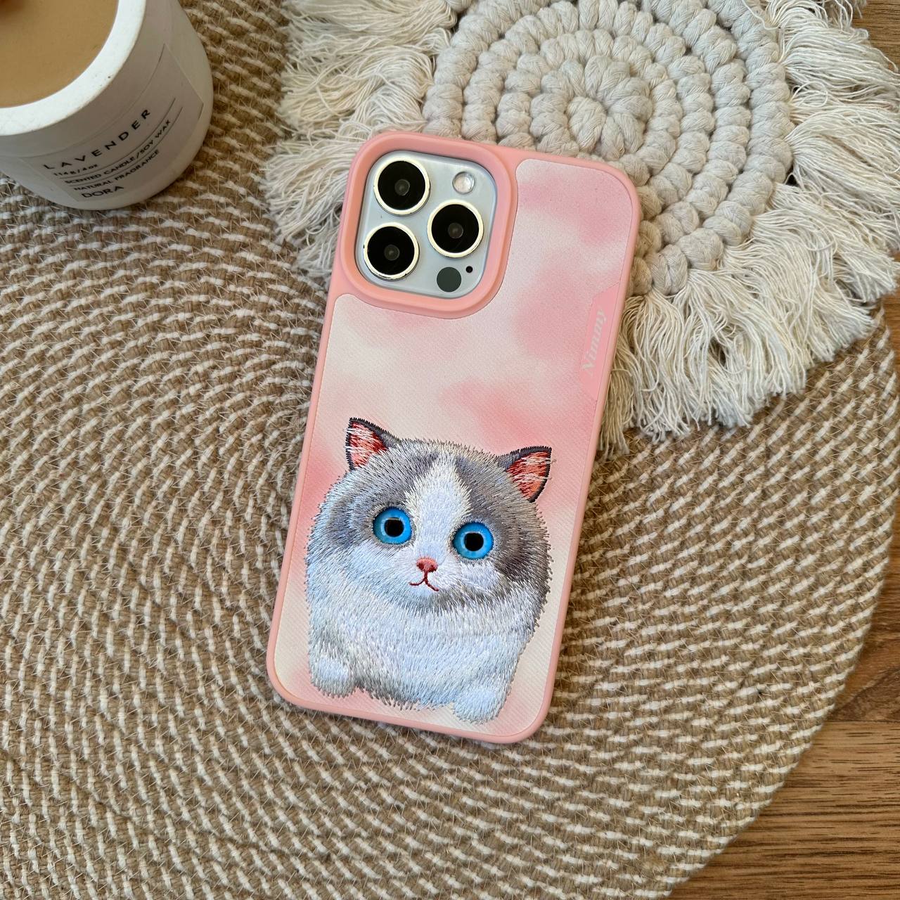 قاب گوشی آیفون Nimmy Big Eyes Series صورتی