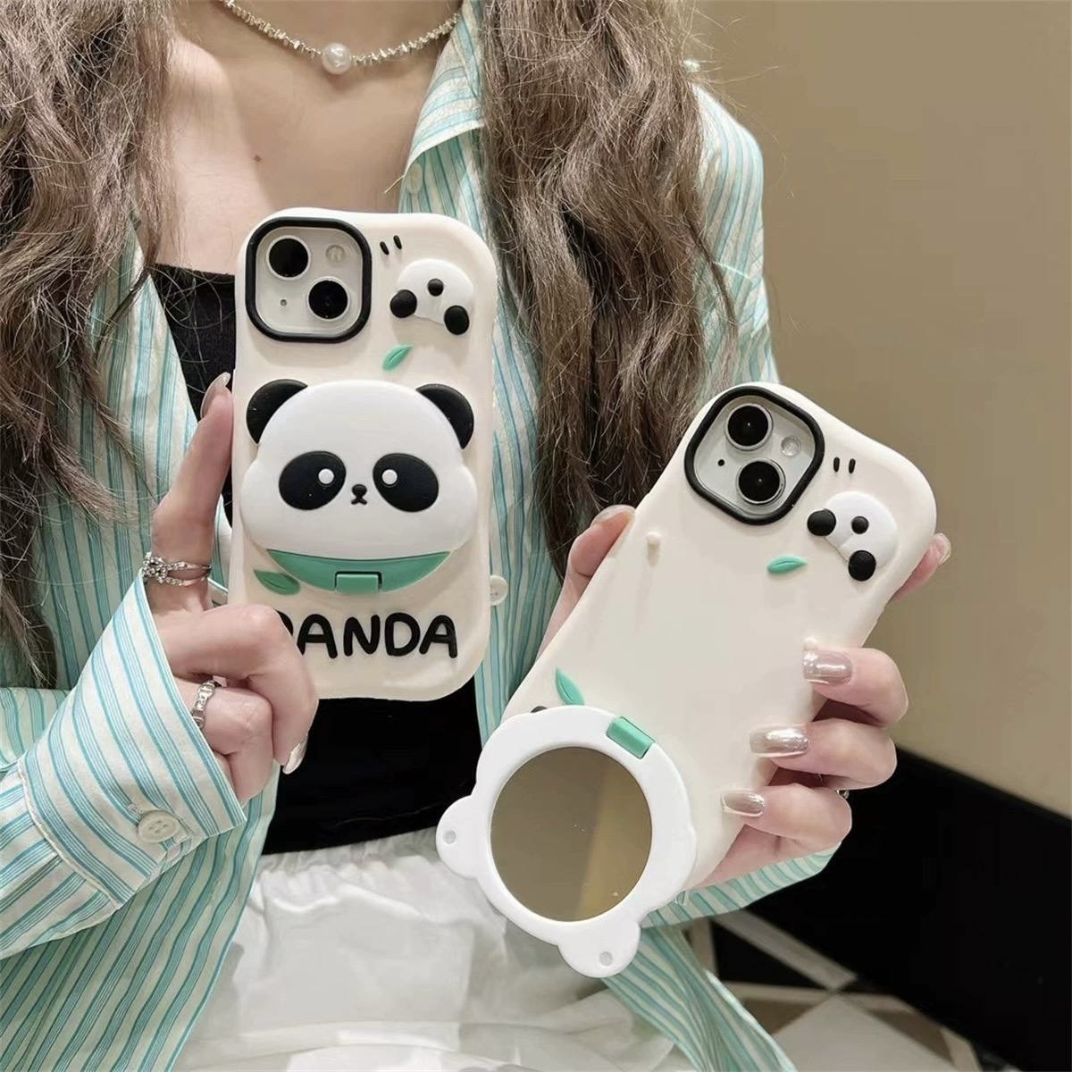 قاب موبایل آیفون panda mirror