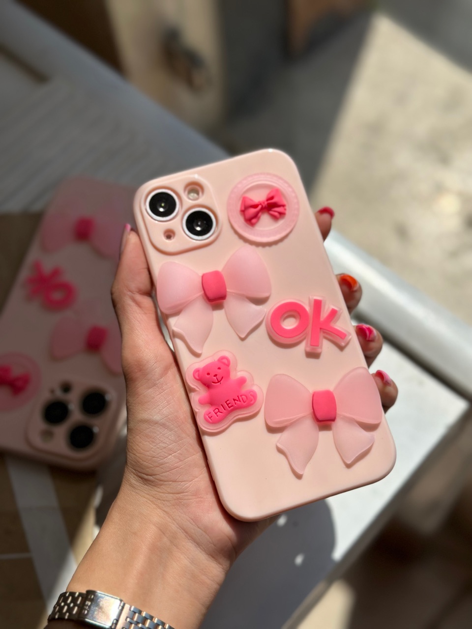 قاب گوشی OK شبرنگ آیفون