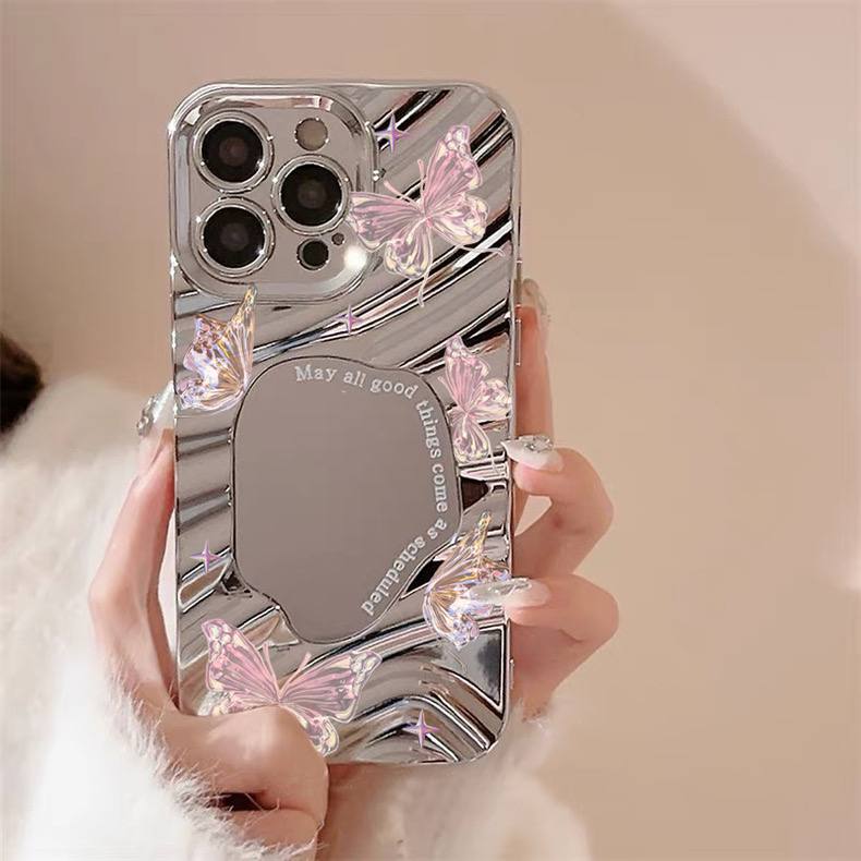 قاب گوشی آیفون Mirror Butterfly