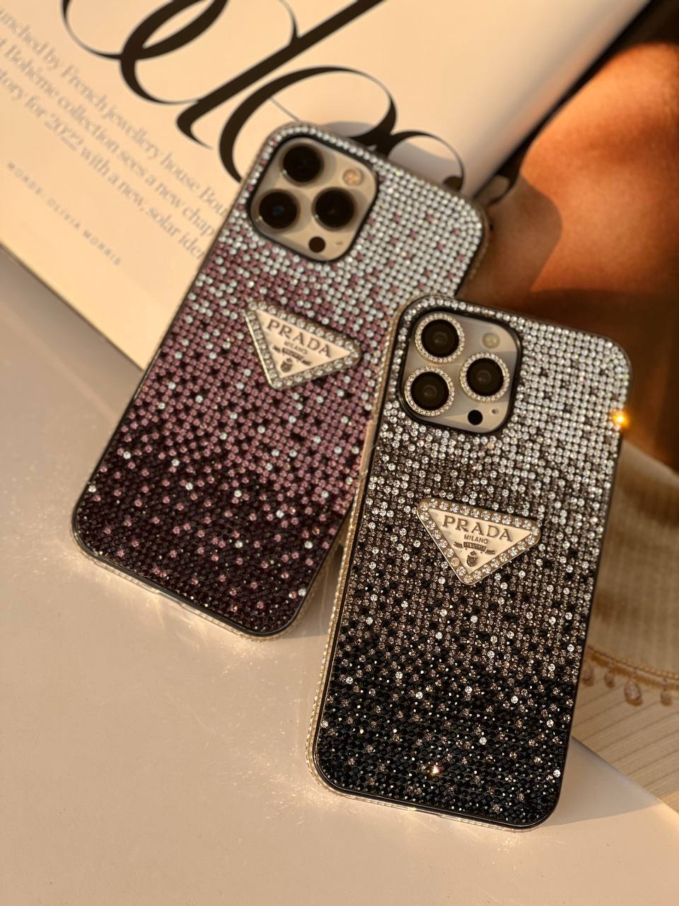 قاب گوشی آیفون Prada diamond پرادا دیاموند