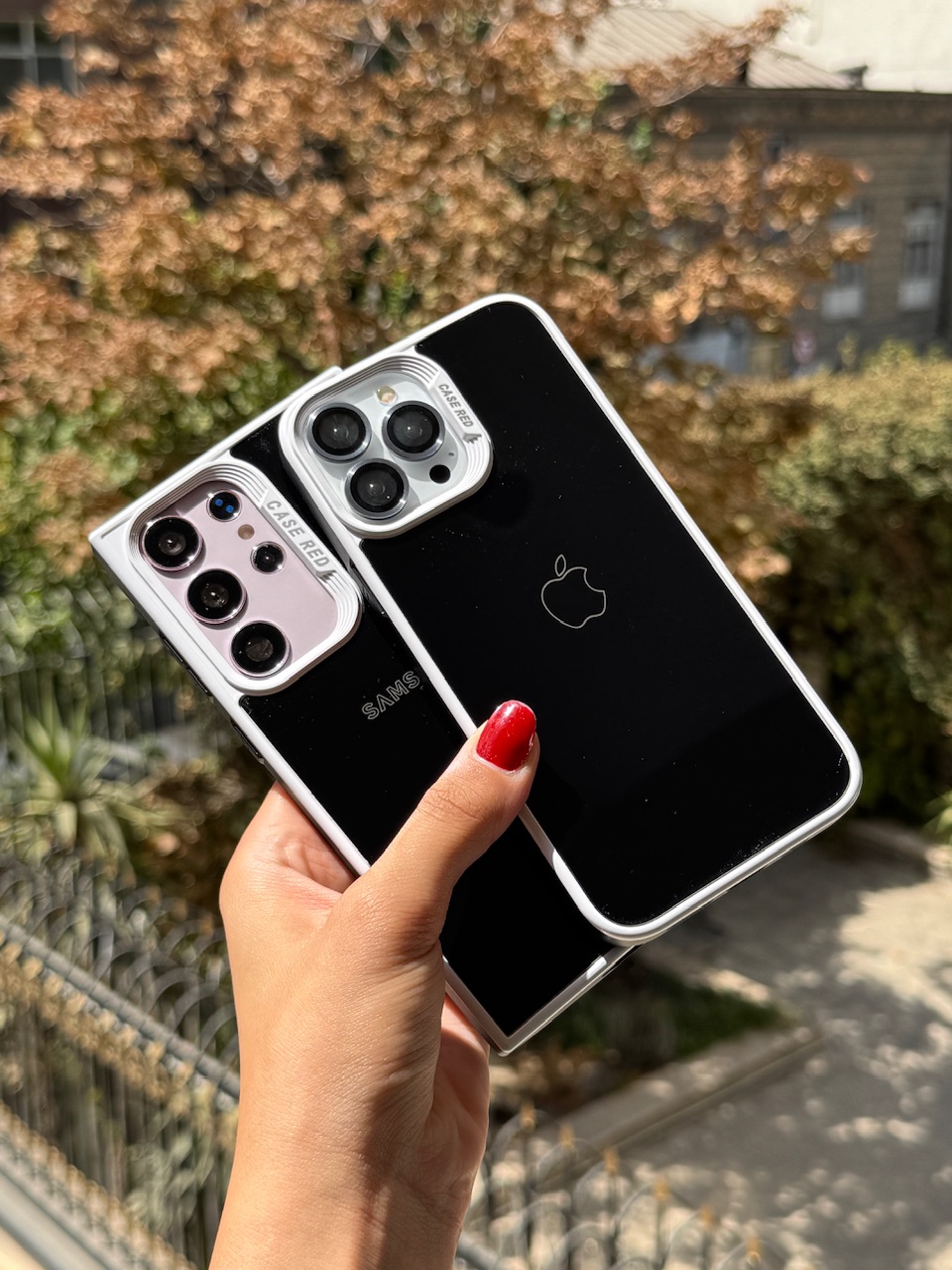 قاب گوشی آیفون دیپ دارک برند CaseRed