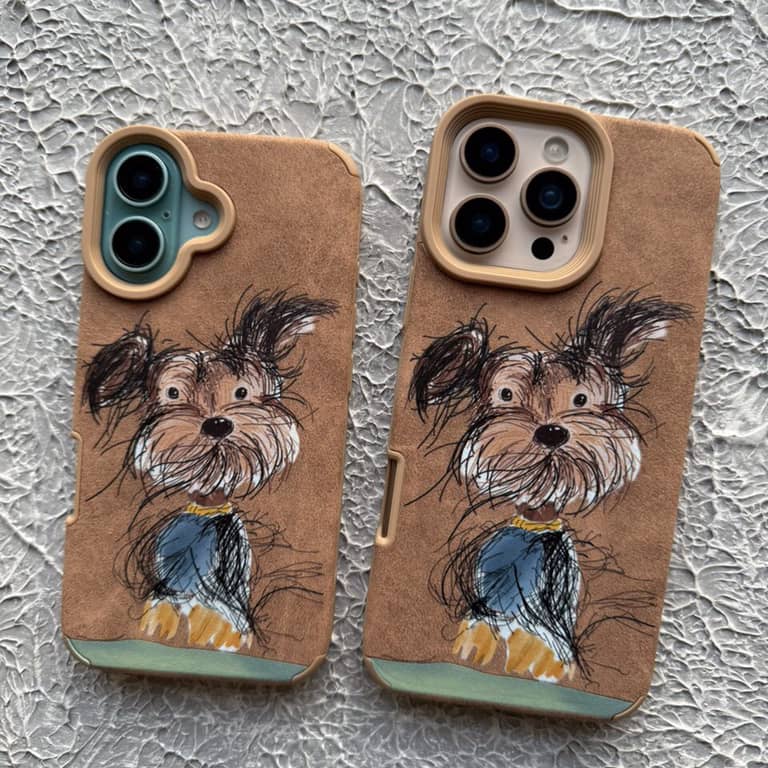 قاب گوشی آیفون سگ اسکیچ Sketch Doggy