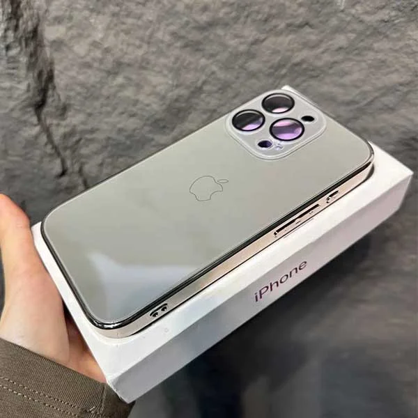کاور گوشی آیفون NATURAL CASE تیتانیوم