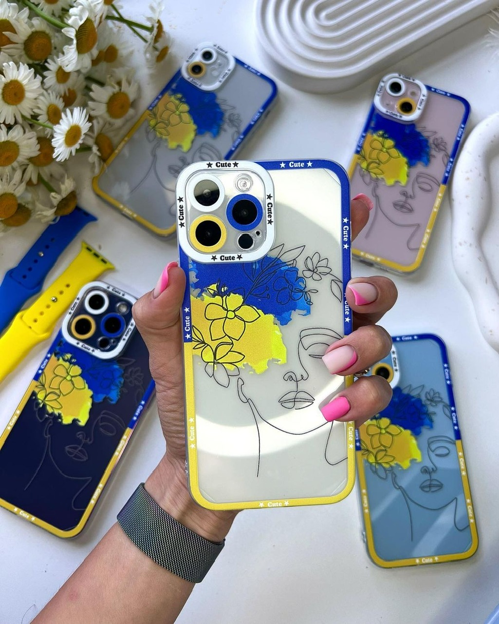 قاب گوشی آیفون Flower Girl