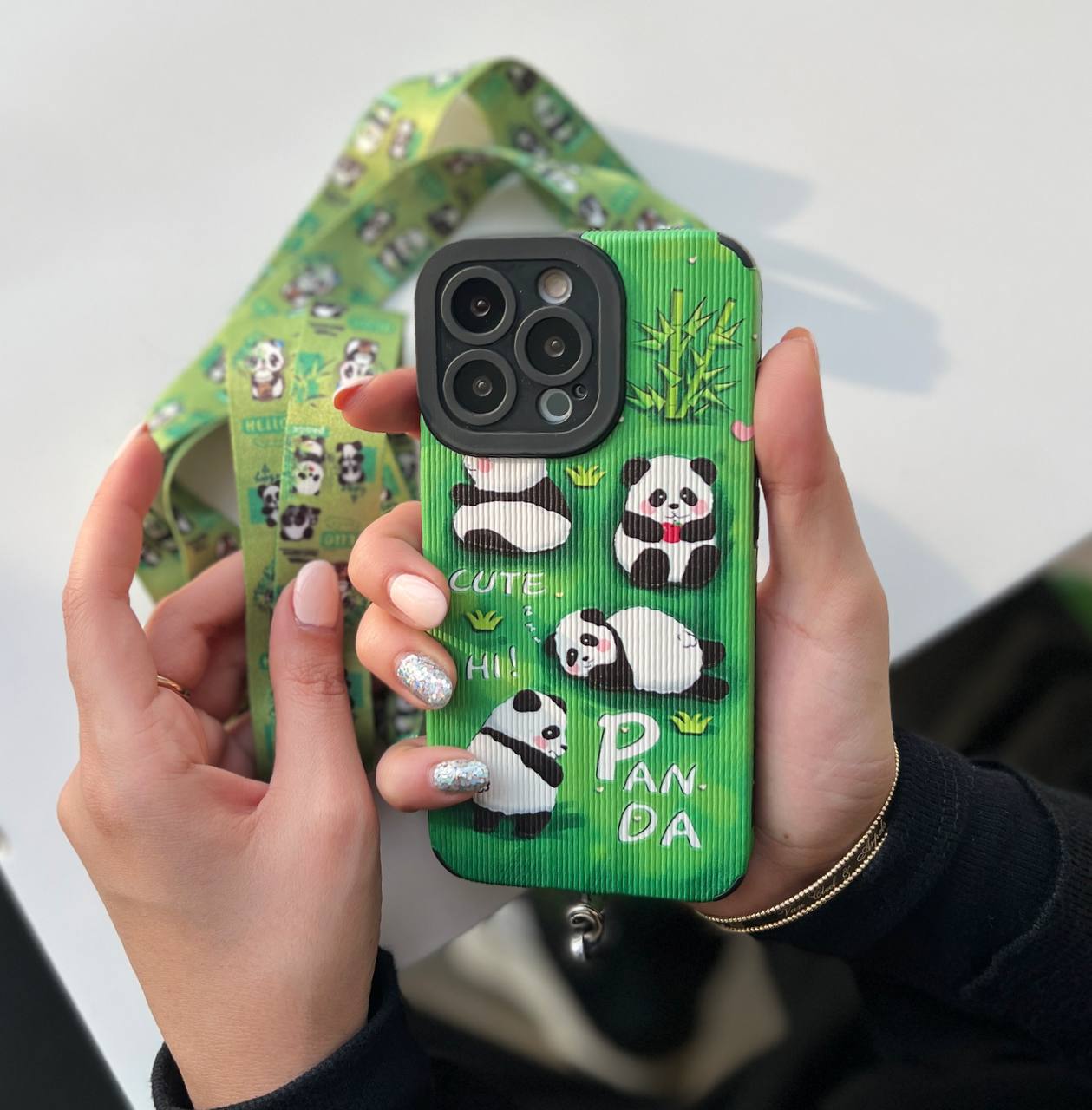 کاور گوشی موبایل آیفون Panda Cute کبریتی