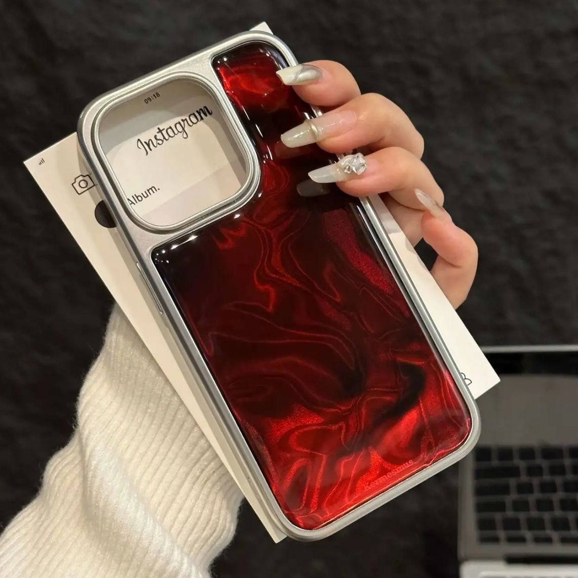 قاب گوشی آیفون Red Wine