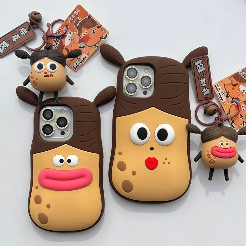 قاب گوشی آیفون خانوم سیب زمینی
