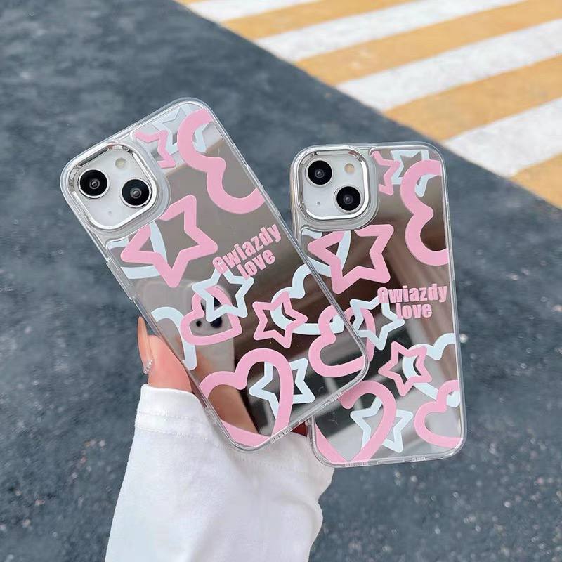 قاب گوشی Star pink آیینه ای آیفون