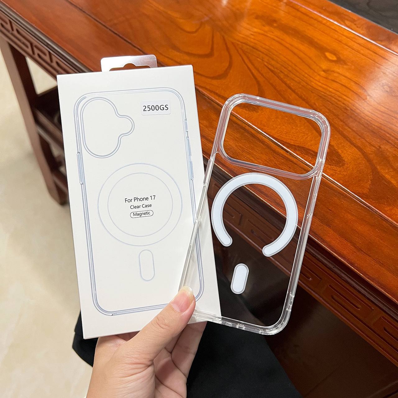 گارد گوشی آیفون clear case magsafe