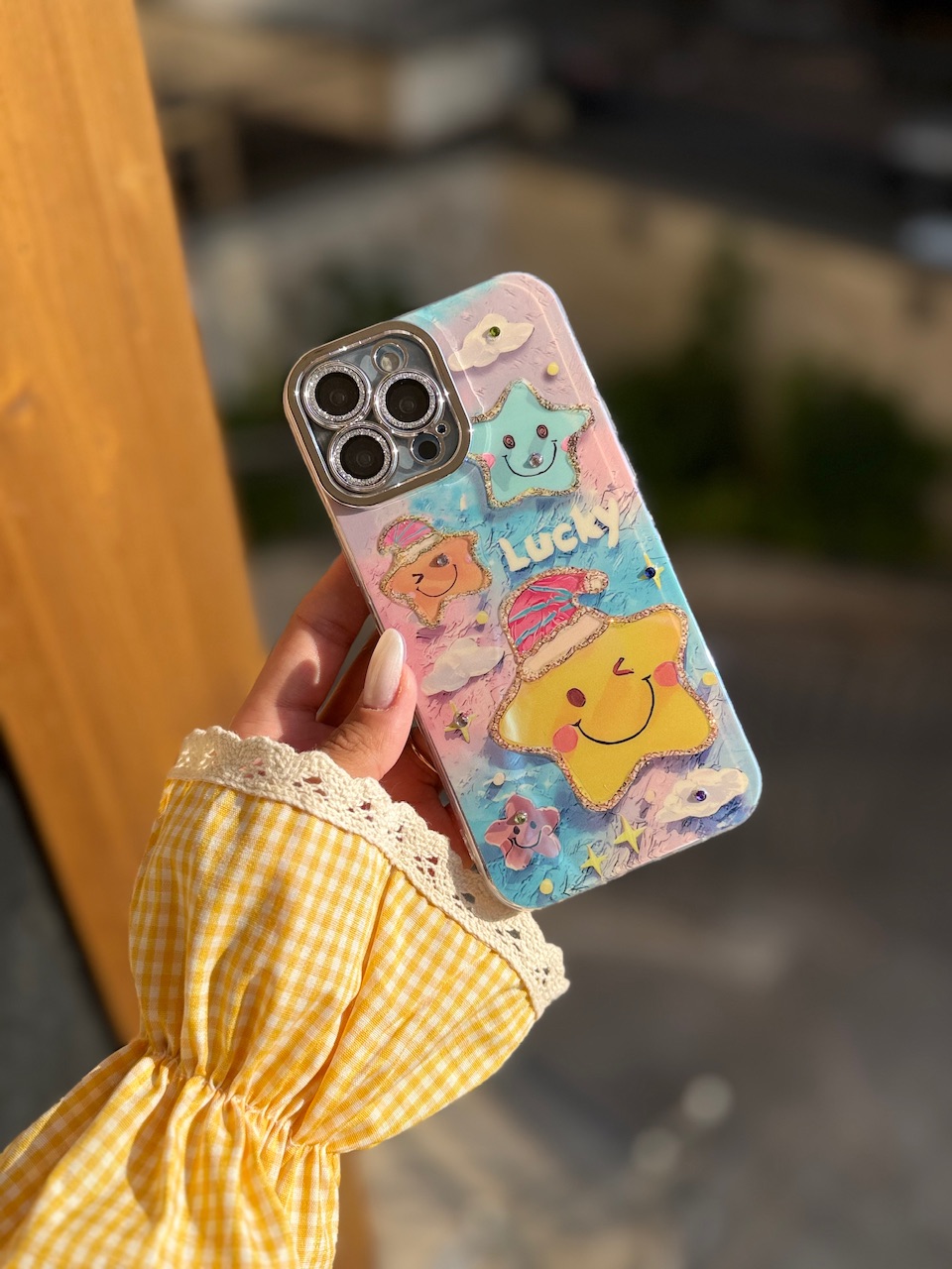 قاب گوشی آیفون ستاره LUCKY