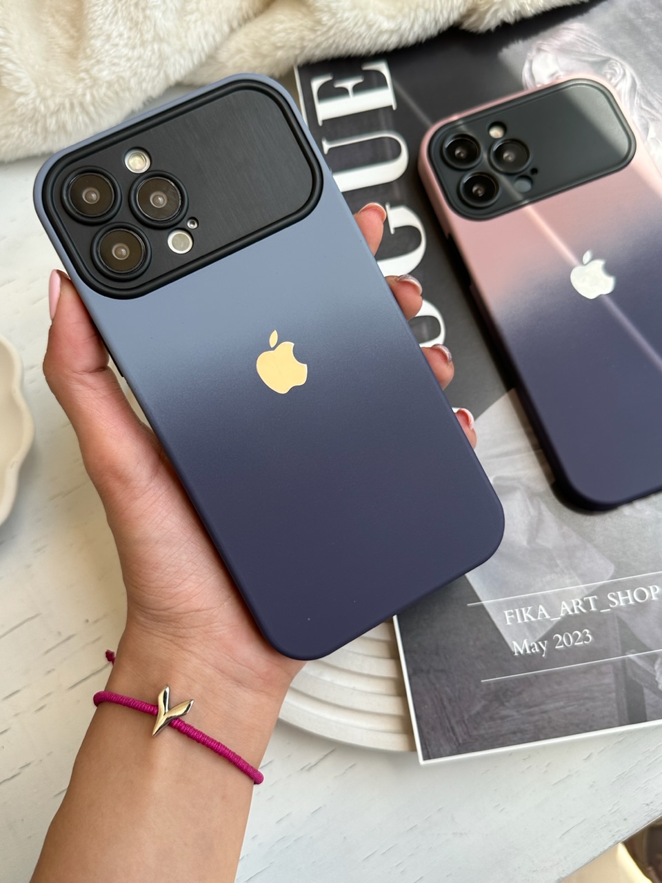 قاب گوشی Fade Shockproof lens آیفون