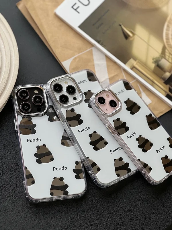 قاب گوشی آیفون Silver Panda