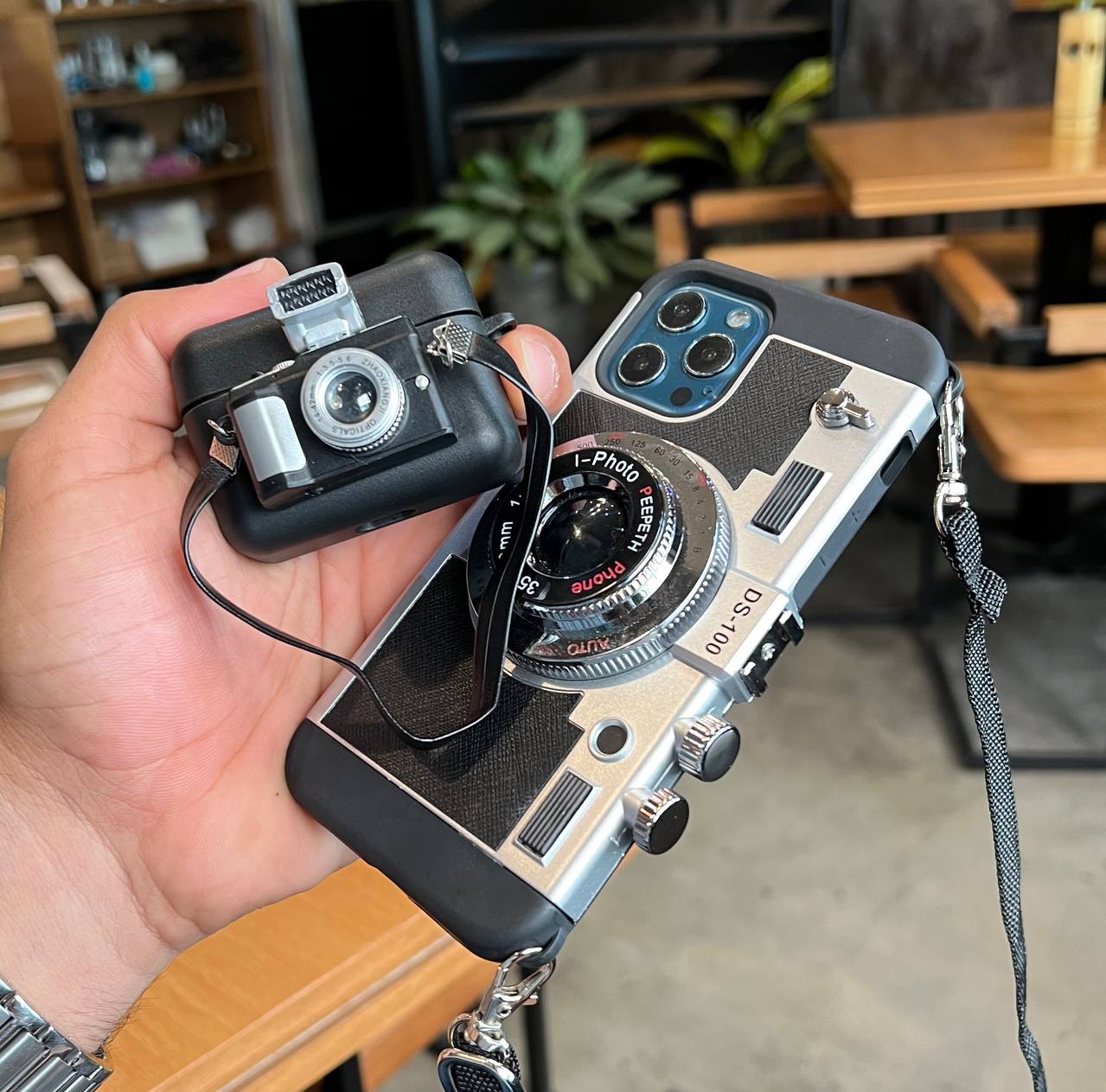 قاب‌ گوشی آیفون دوربین کمرا Camera 3D