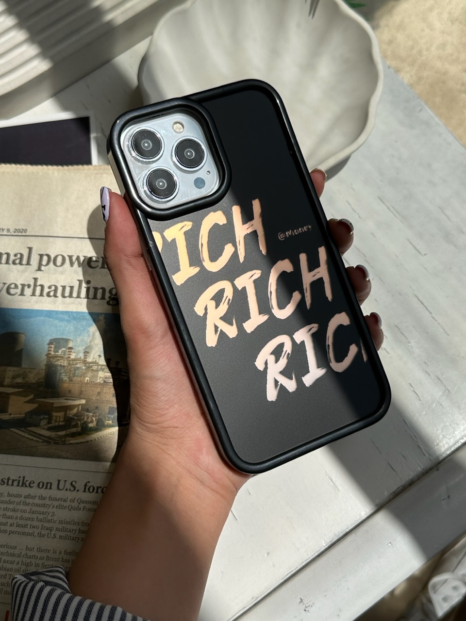 قاب گوشی آیفون RICH @Money