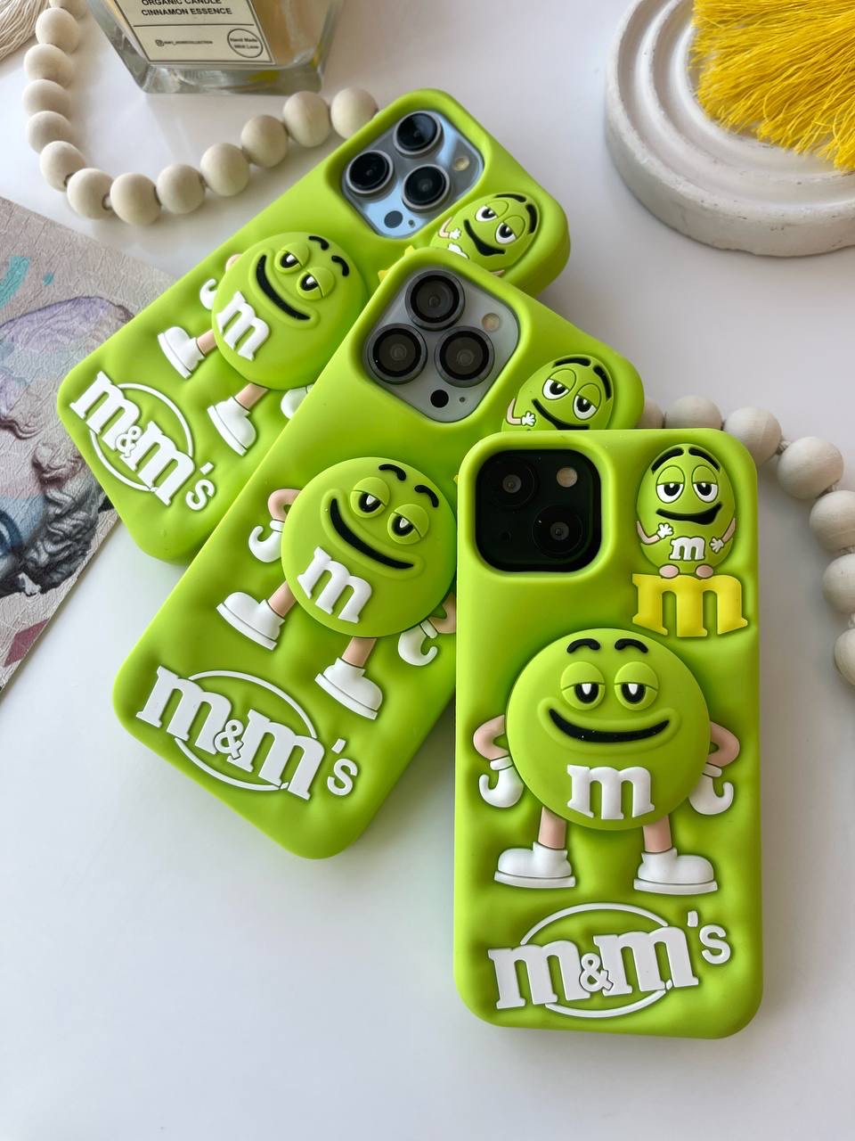قاب گوشی آیفون سیلیکونی M&M