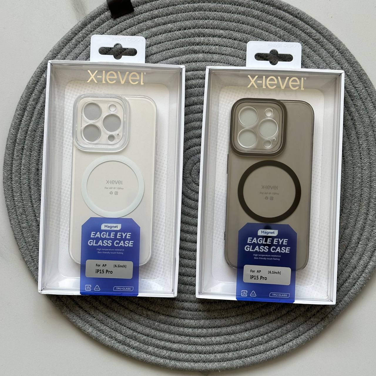 قاب گوشی آیفون X-Level Eagle Eye Glass پشت مات دور نرم ایکس لول