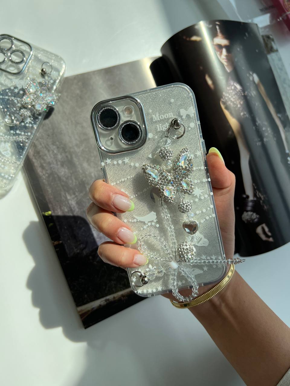 قاب موبایل آیفون moon light diamond